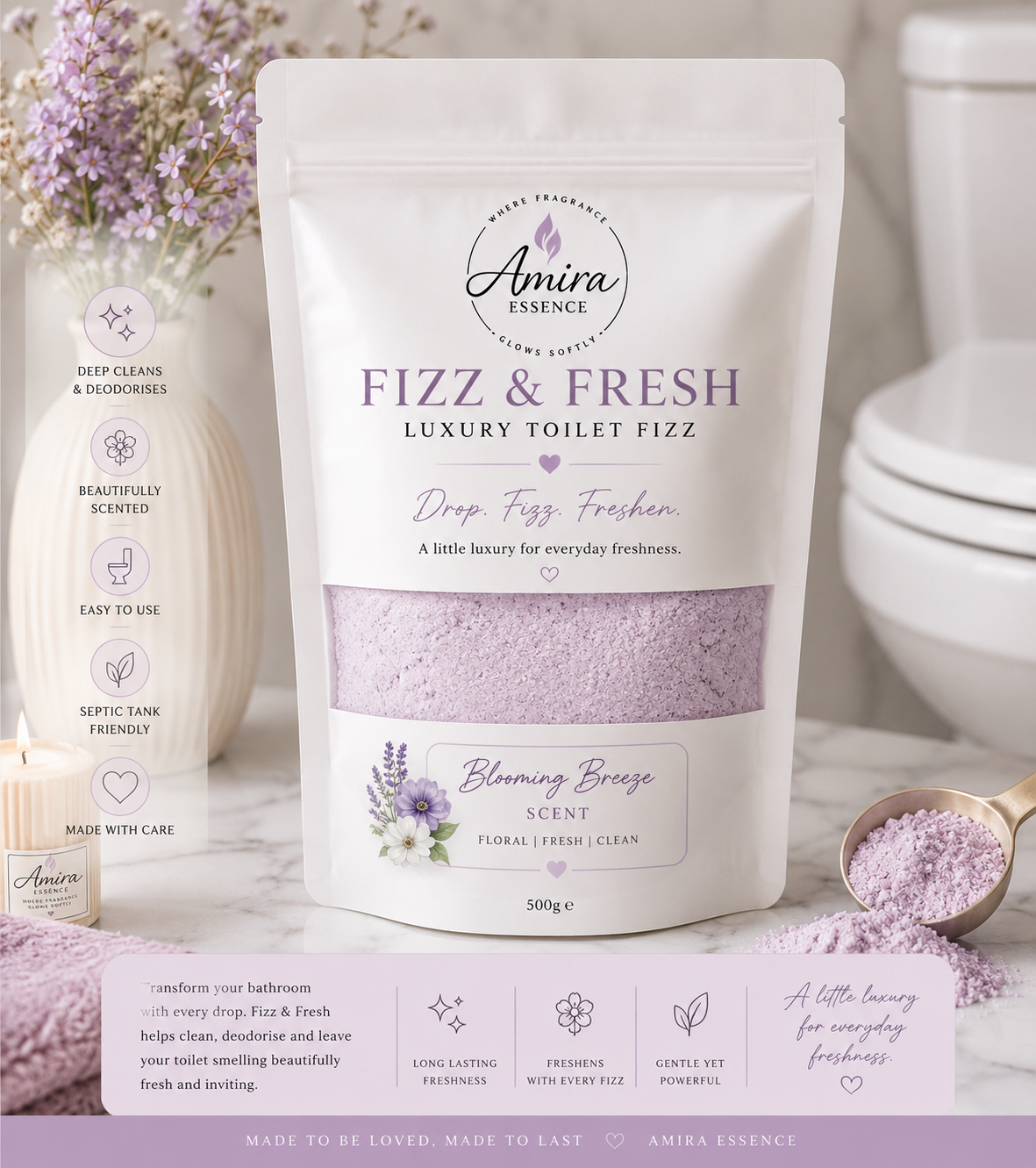 Fizz and Fresh Toilet Cleaner