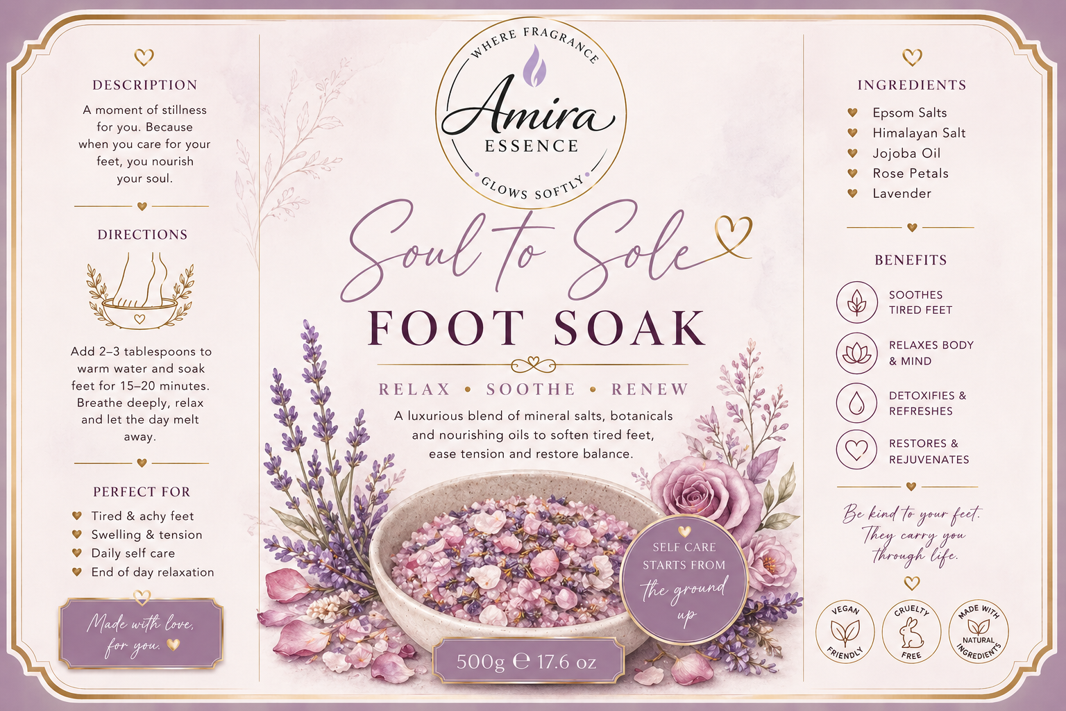 Soul to Sole foot soak