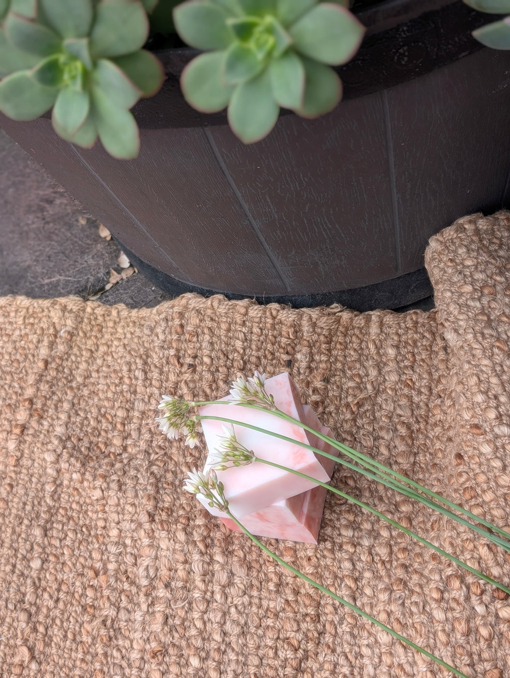 Love Always Pure Devotion Pink Clay Soap - paired beautifully with seeded paper that you can plant and watch your Wild Flowers grow 🪴