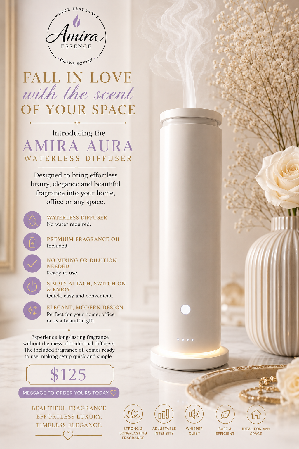 Amira Aura Waterless Diffuser