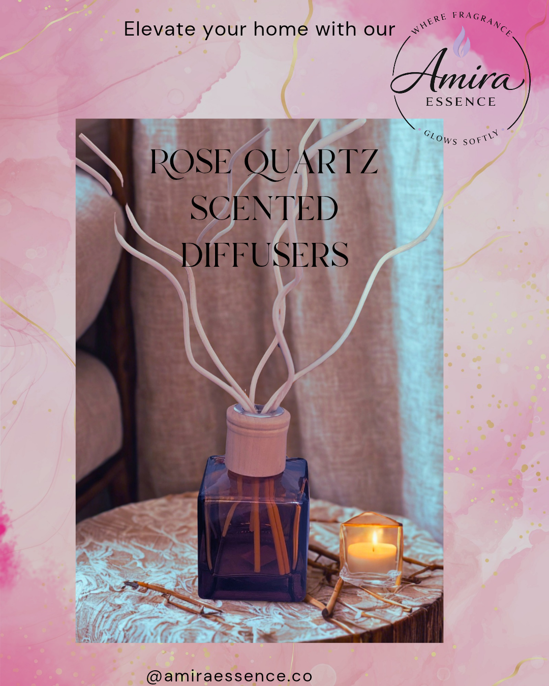 Rose Quartz Scented Diffusers